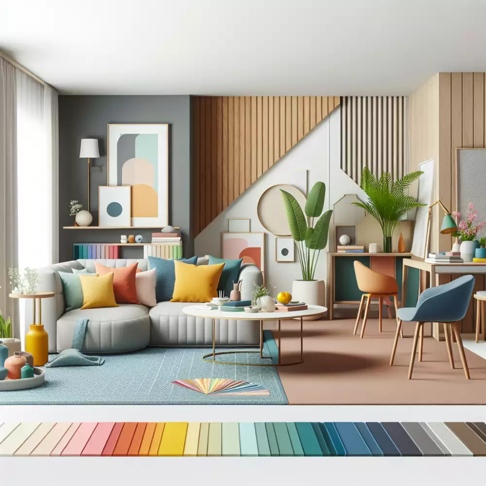 kombinace barev v interiéru