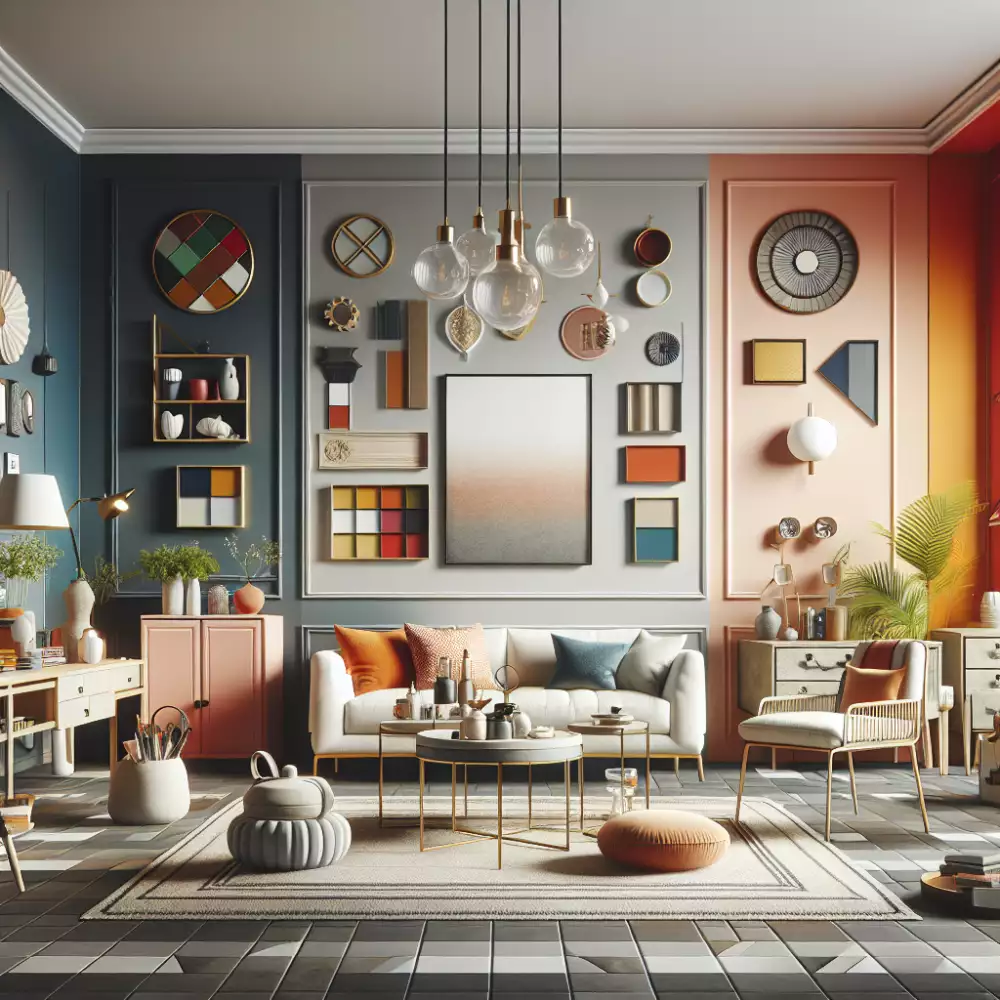 kombinace barev v interiéru